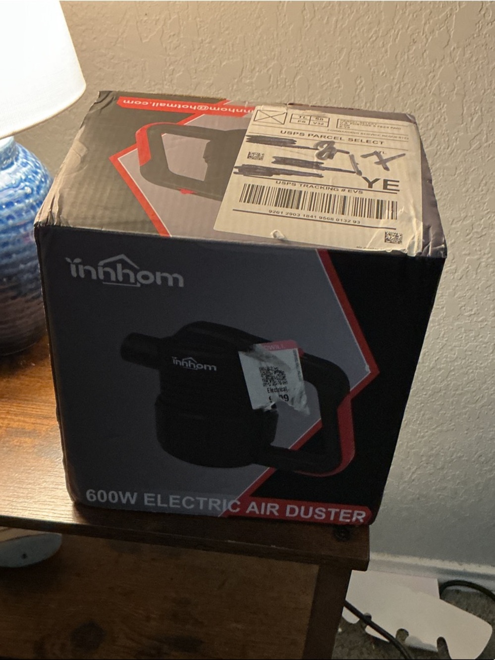 Innhom 600W Electric Air Duster - Black and Red